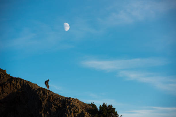 istock Solo hiking adventure in the mountains 1071556728
