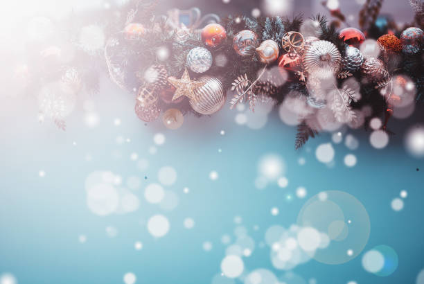 istock christmas background, xmas decoration and winter concept 1071571350