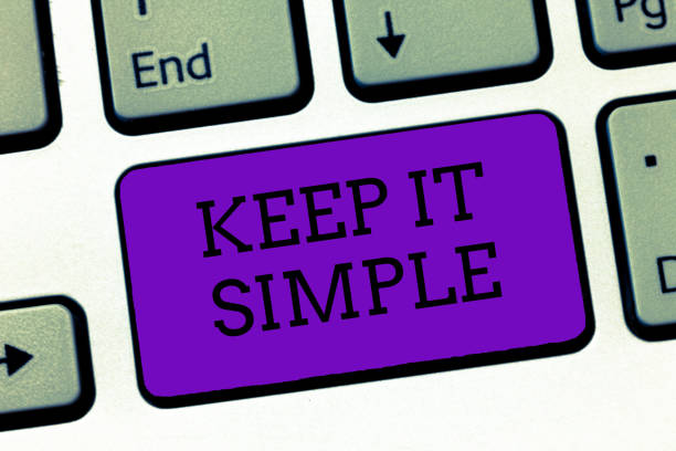 istock Conceptual hand writing showing Keep It Simple. Business photo text Easy to toss around Understandable Generic terminology 1071571608