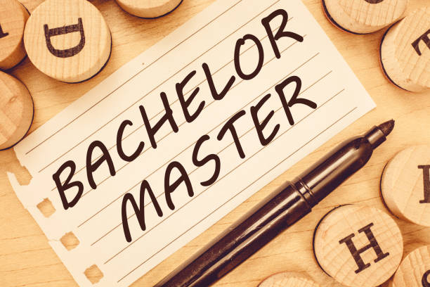 istock Word writing text Bachelor Master. Business concept for An advanced degree completed after bachelor's degree 1071571614