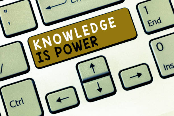 istock Text sign showing Knowledge Is Power. Conceptual photo skills acquired through experience and education 1071572020