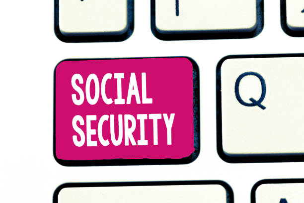 istock Word writing text Social Security. Business concept for assistance from state people with inadequate or no income 1071572072