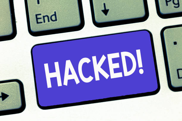 istock Writing note showing Hacked. Business photo showcasing Gain unauthorized access to data in system or computer Cyber crime 1071572364