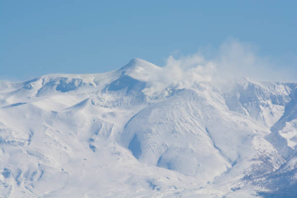 istock Peak of snowy mountains Mt.Tokachidake 1071574112