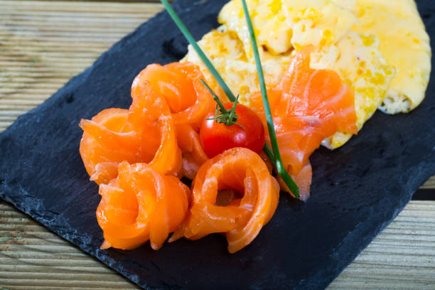 istock Omelet with smoked salmon 1071575972