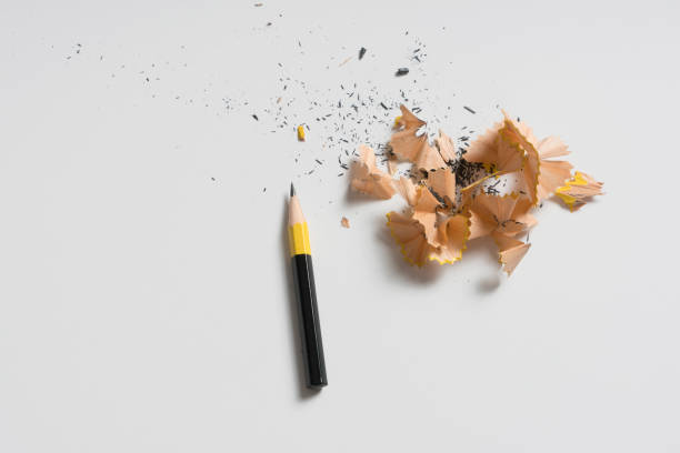 istock Shavings and the pencil 1071579498