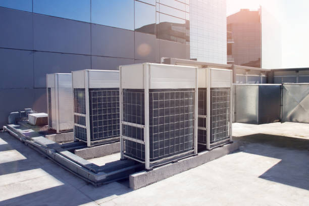 Air Conditioning System commercial building stock photo