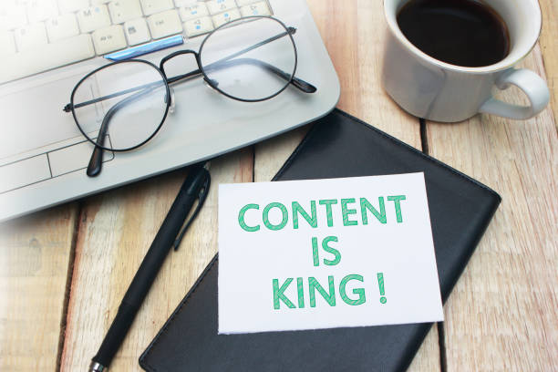 istock Content is King, Motivational Internet Social Media Words Quotes Concept 1071621934