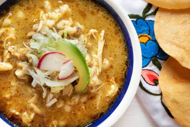 istock Mexican green pozole soup 1071635036