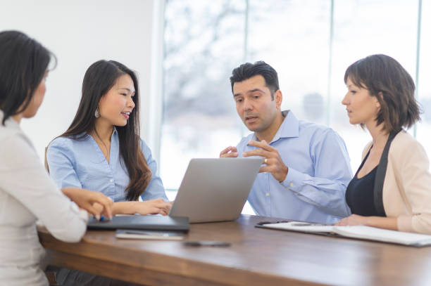 istock Businesspeople in the office 1071643472
