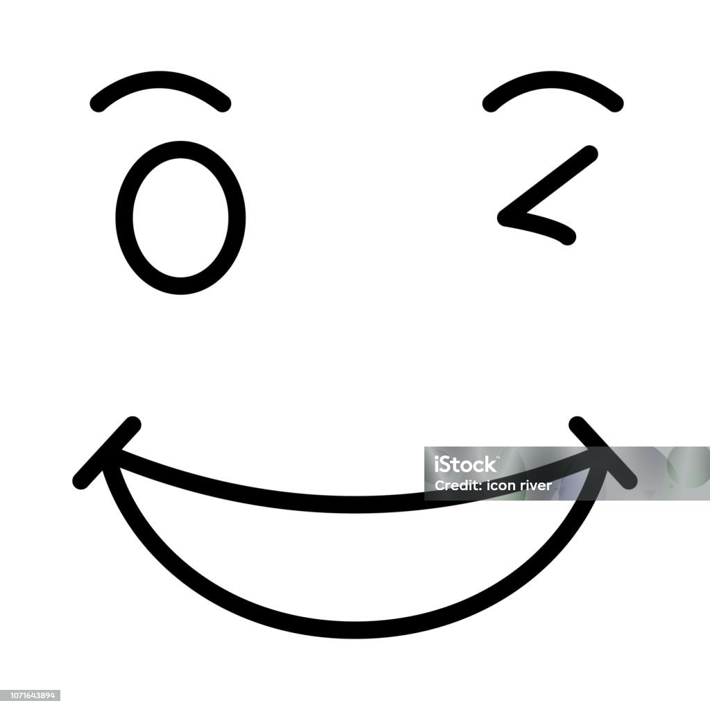 Nháy Mắt Mặt Cười Hình minh họa Sẵn có - Tải xuống Hình ảnh Ngay ...