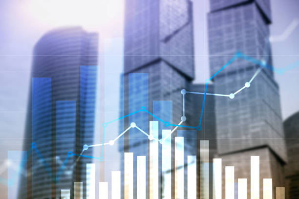 istock Financial growth graph. Sales increase, marketing strategy concept. 1071657804