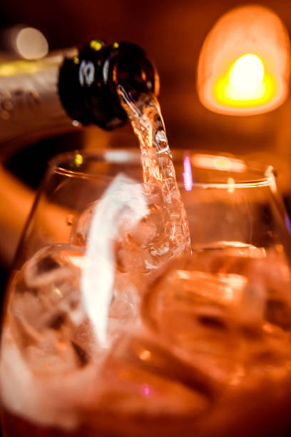 istock Champagne pouring, close up 1071662542