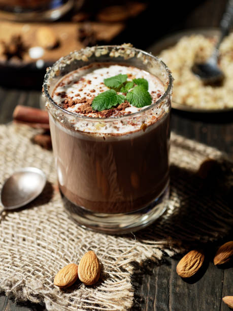istock Cocoa with almond milk 1071674472