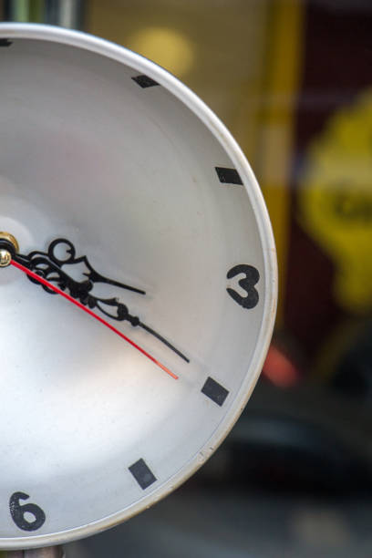 istock Decorative clock in market place 1071678868