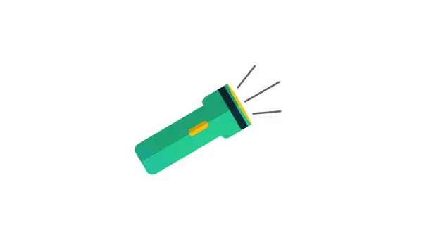 Vector illustration of Torch icon