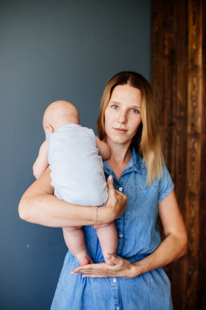 istock A little baby and his mom. 1071694078
