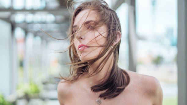 istock When wind blow your hair. 1071696712