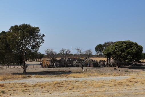 Villages and poverty in Namibia
