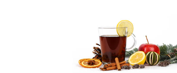 istock christmas tea or mulled wine - christmas background panorama banner - with space for free use your header text 1071703330