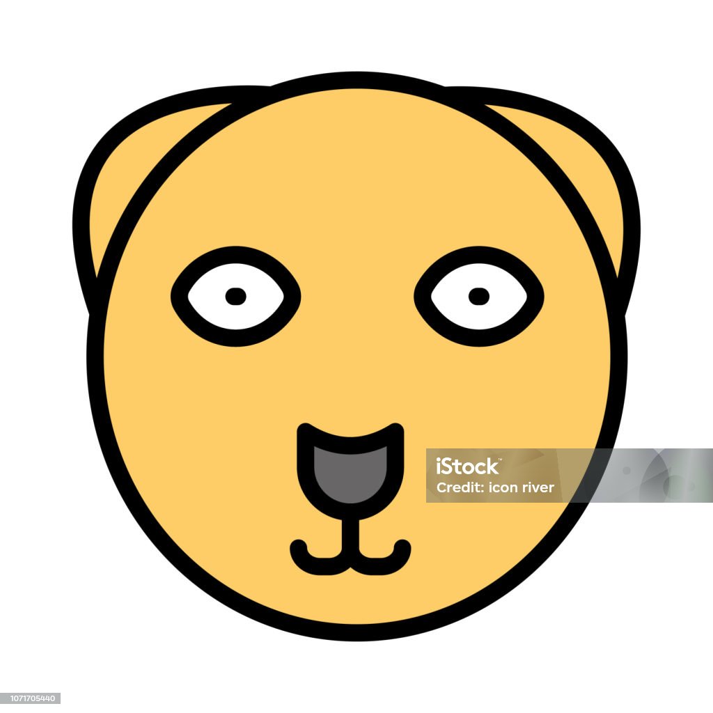 Smiley Face Emoji Stock Illustration - Download Image Now - Animal, Animal  Body Part, Animal Head - iStock