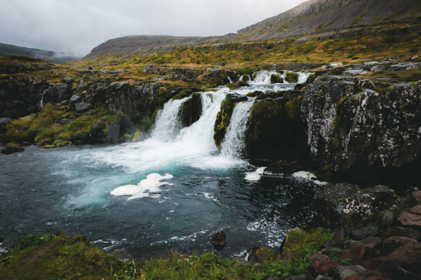 istock Beautiful Dynjandi waterfall in Iceland 1071709500