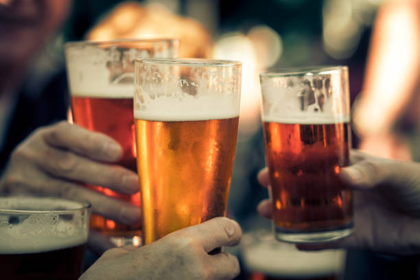 istock Cheers Celebration Toast with Pints of Beer 1071711952