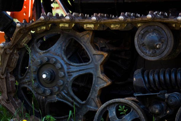 istock Chassis of the tractor 1071714434