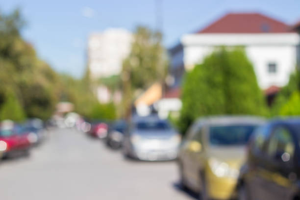 istock Car parking in line outdoor 1071714828