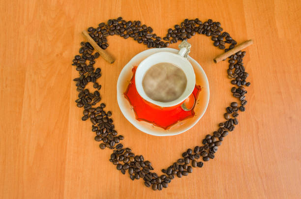 istock Coffee with milk in a coffee cup. 1071715136