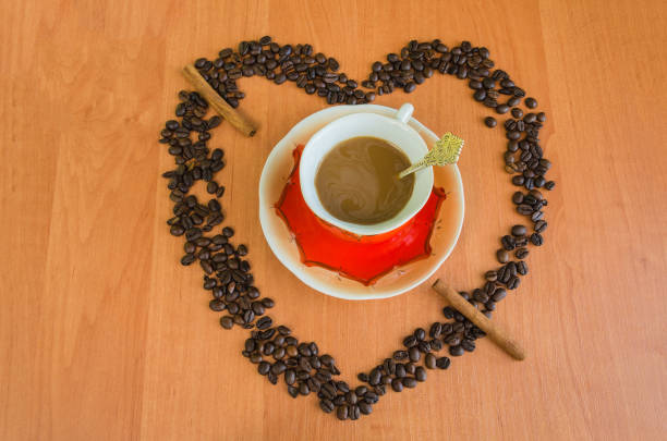 istock Coffee with milk in a coffee cup. 1071715158