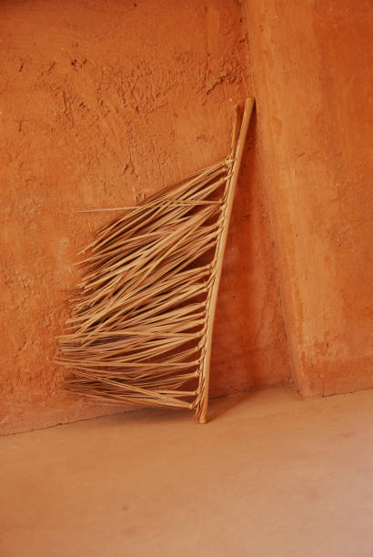 Old Broom stock photo