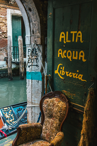 Acqua Alta Library, Venice, Italy