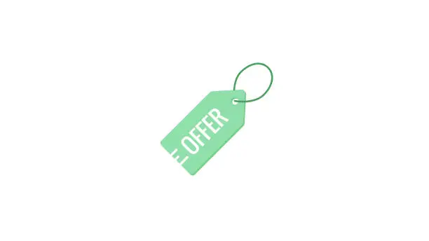 Vector illustration of Discount Tag label icon