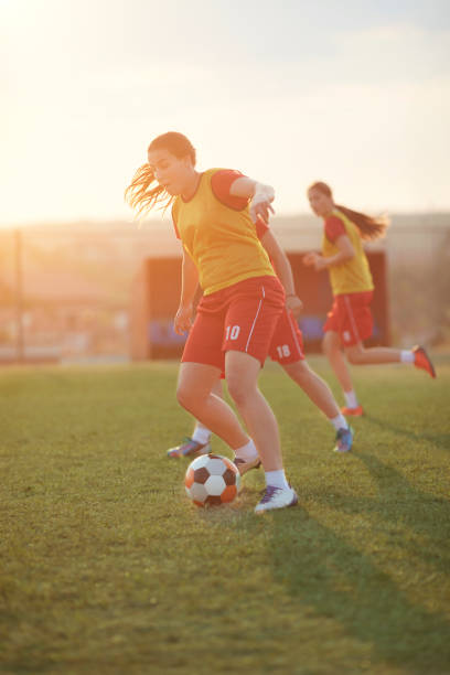 istock Women's Soccer Team 1071742450