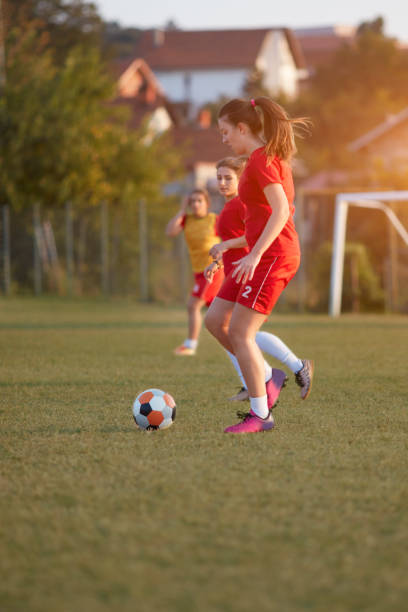istock Women's Soccer Team 1071742602