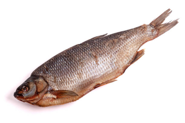 istock Dry fish isolated on white background. 1071743856