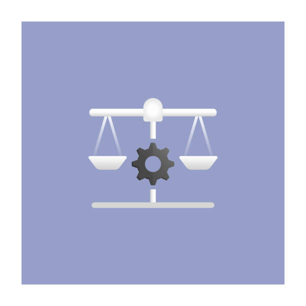 administrationssymbol - law weight scale legal system gavel stock-grafiken, -clipart, -cartoons und -symbole