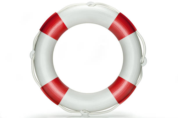 istock Life buoy on white - Stock image 1071775860