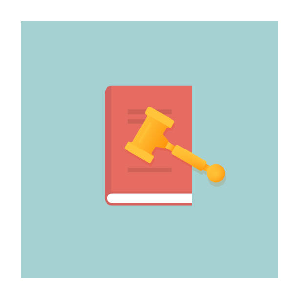 Law Book Icon Law Book Icon law clipart stock illustrations