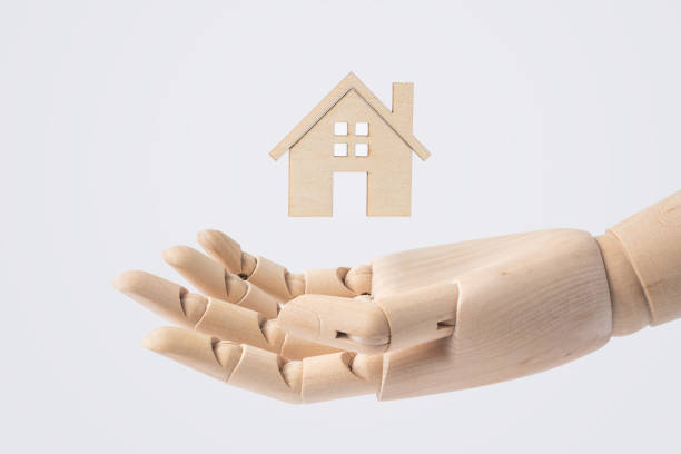 istock wooden hand with red chess isolated on white 1071780340