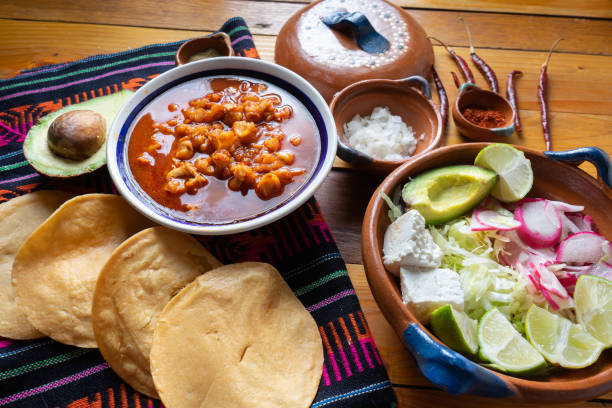 istock Mexican red pozole soup 1071783336