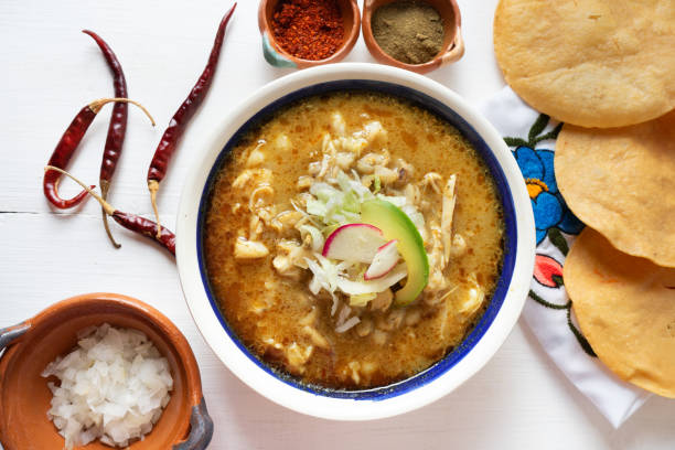 istock Mexican green pozole soup 1071787068