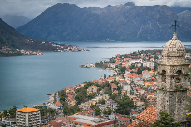 istock Panoramic view of the Kotor Bay 1071788940