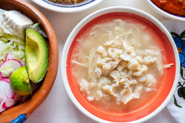 istock Mexican white pozole soup 1071792430