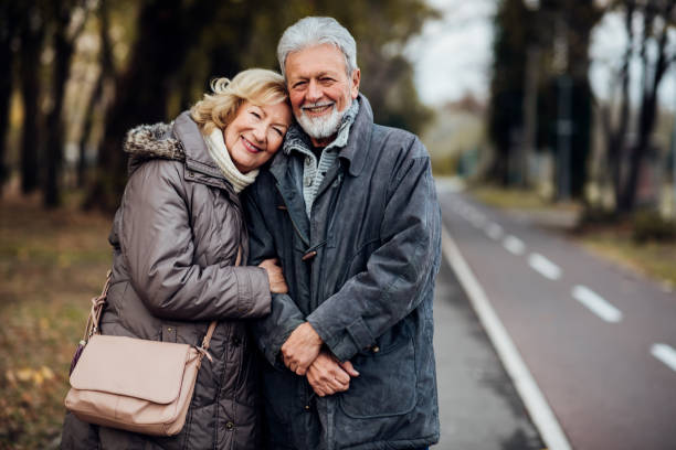 istock Old couple in love 1071795280