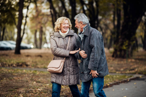 istock Older people at the park 1071795714