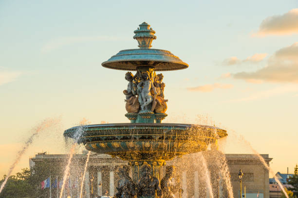 istock Fountain on Place de la Concorde in Paris 1071797994