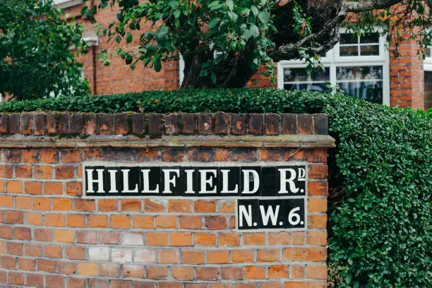 Photo of Hillfield Road street sign, London