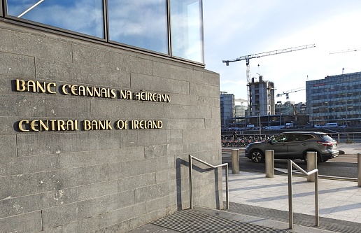 23rd November 2018, Dublin, Ireland. Central Bank of Ireland in North Wall Quay, North Dock, Dublin.